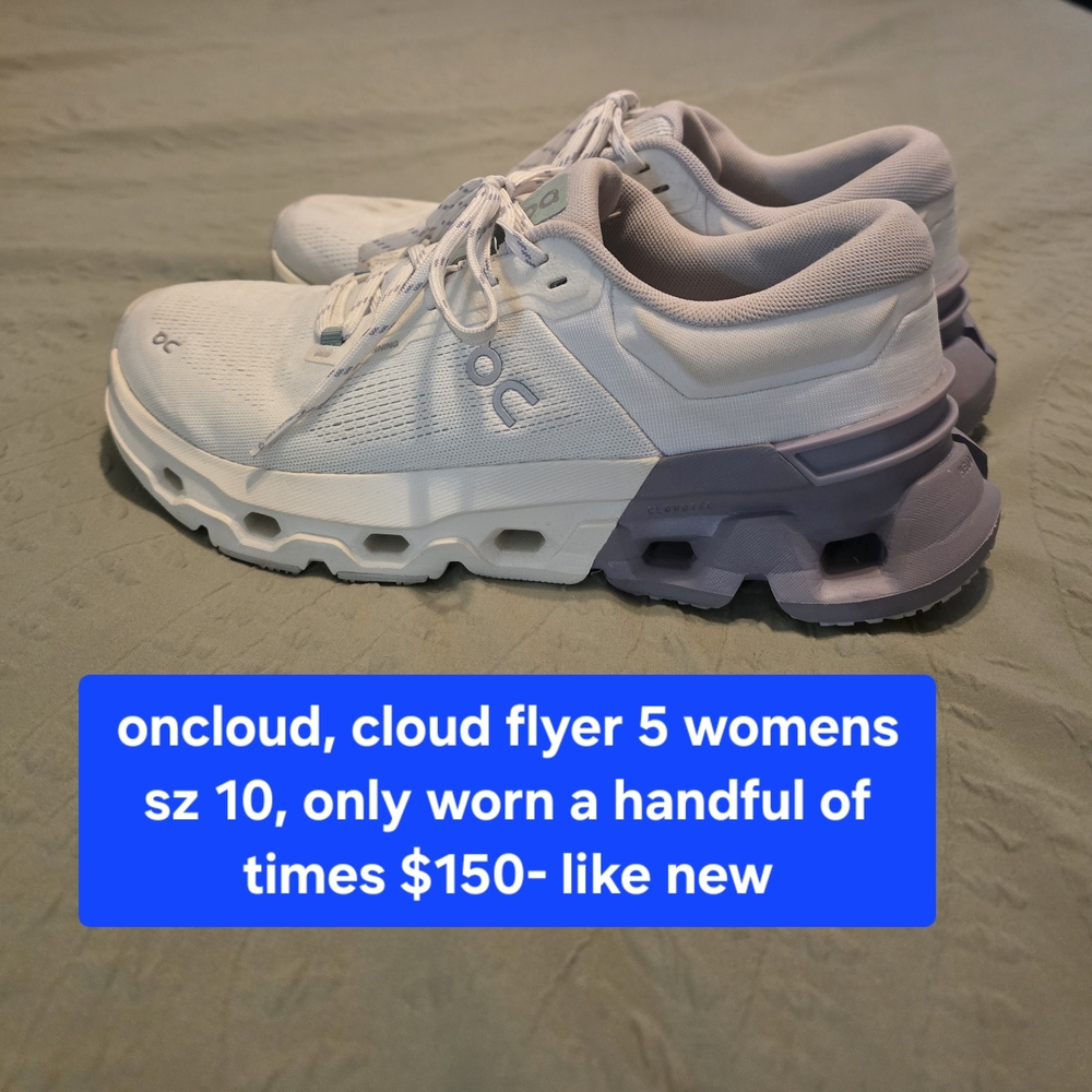 On Running Women's Cloud Sneakers - White and Purple